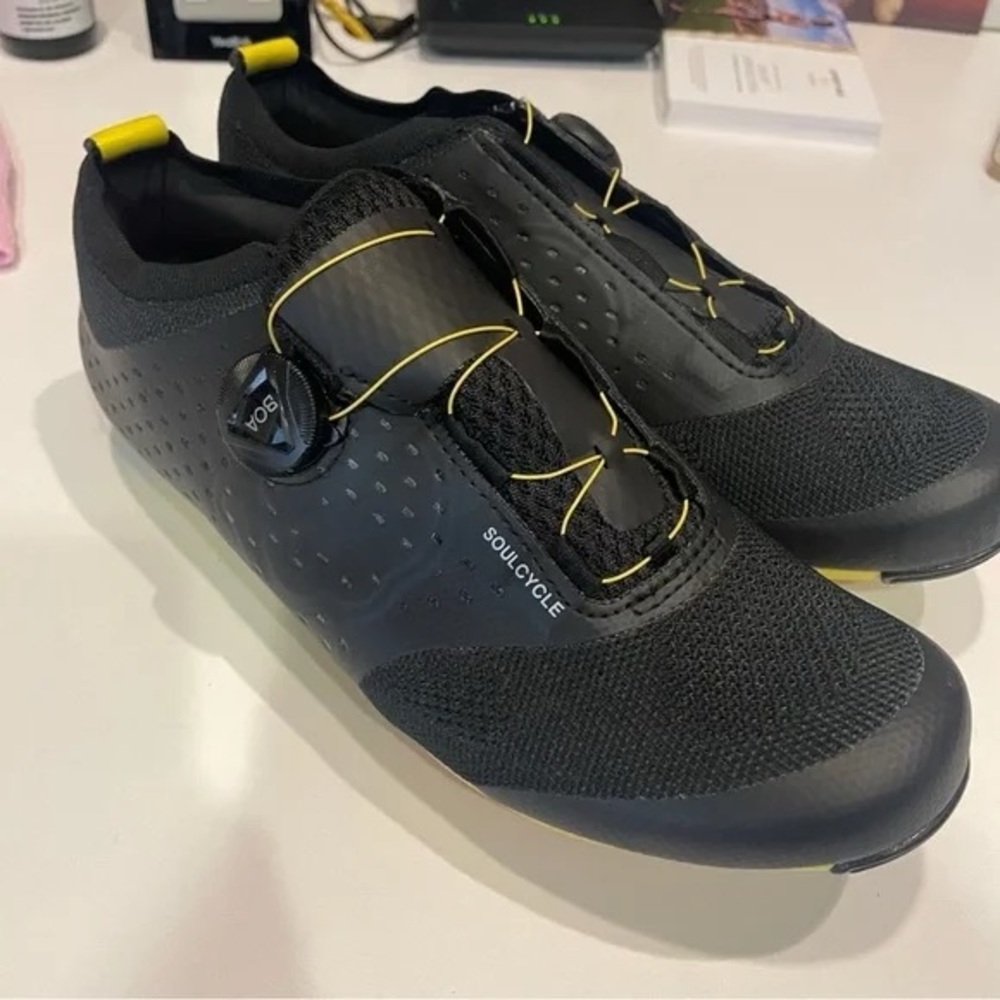 SoulCycle Black and Yellow Spin Shoes